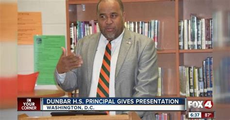 dunbar high school dc principal