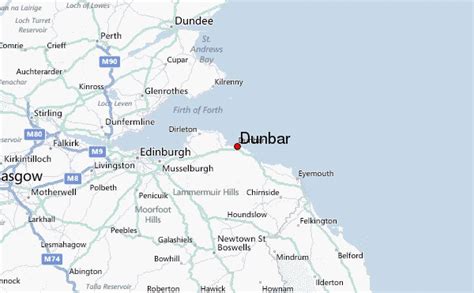 dunbar scotland map