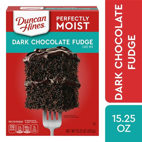 Duncan Hines Dark Chocolate Fudge Cake Mix Recipes