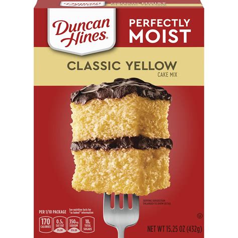 Duncan Hines Classic Yellow Deliciously Moist Cake Mix 15.25 oz