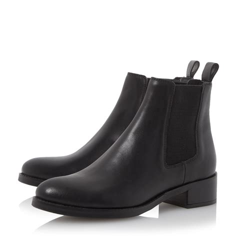 dune leather chelsea boots