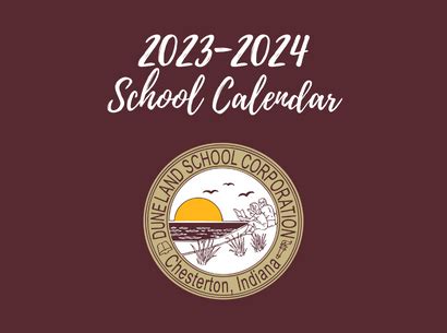 duneland school calendar 2023 24