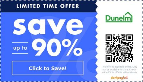 Dunelm Discount Code Aug 2021