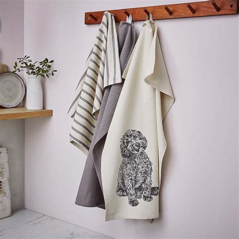 Dunelm Towels Patterned