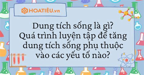 dung tich song la gi