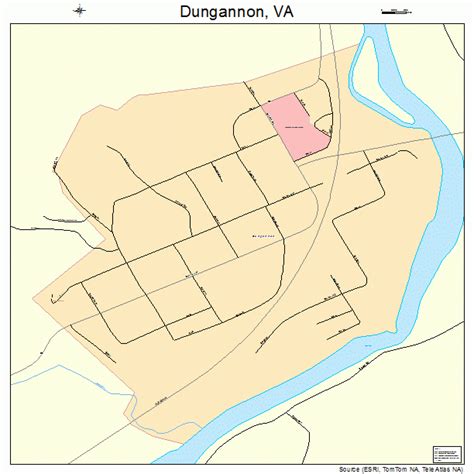 Dungannon Virginia Map