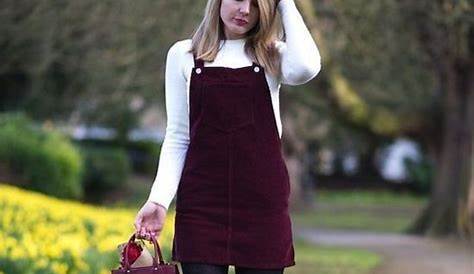 Dungaree Dress Outfit Winter