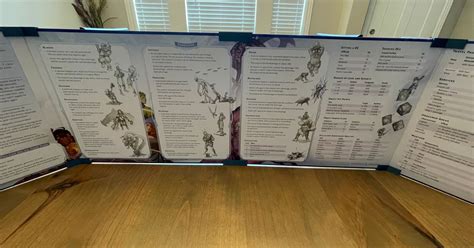 Dungeon Master Screen Printables