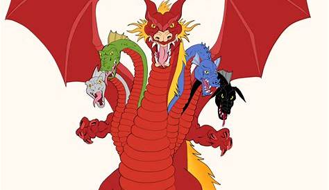 1/20th scale classic D&D cartoon brought to life as Tiamat battles the