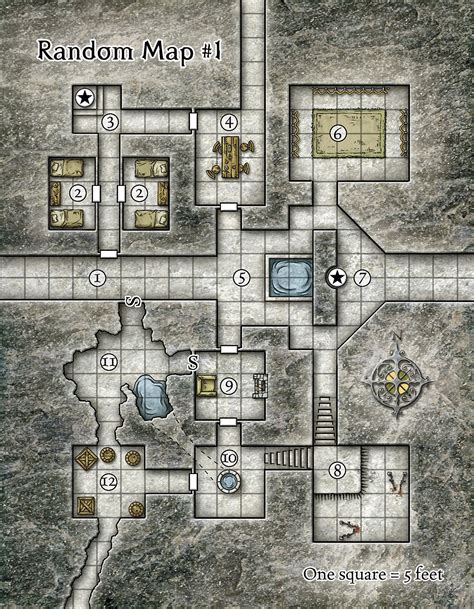 dungeons and dragons dungeon maps