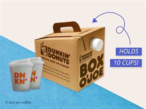 dunkin coffee box of joe