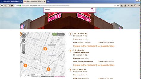 Dunkin Donuts Application Process