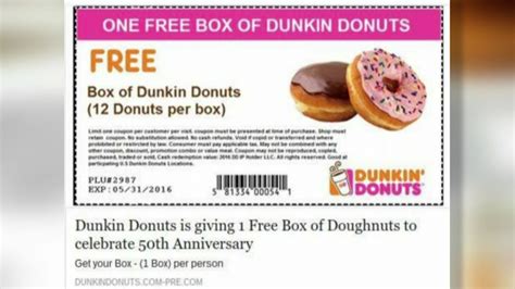 dunkin donuts coupons 2021