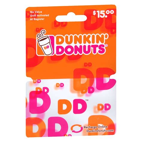 dunkin donuts gift card check