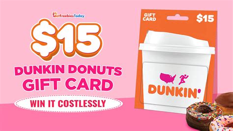 dunkin donuts gift card promotion