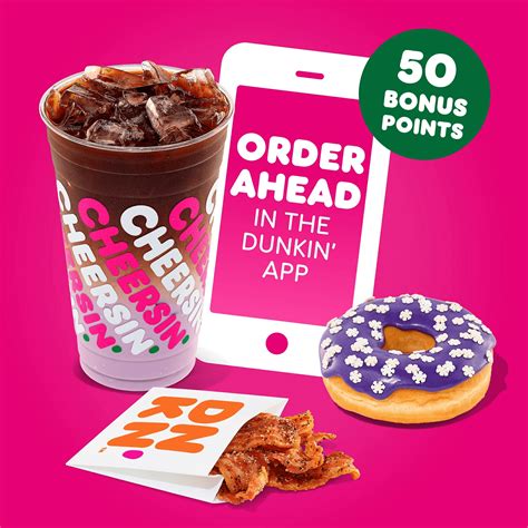 dunkin donuts order ahead