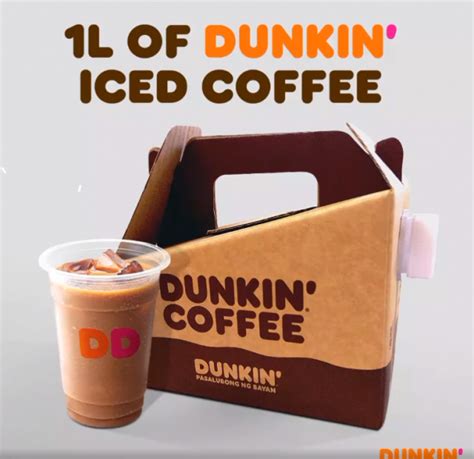 dunkin donuts takeout coffee box