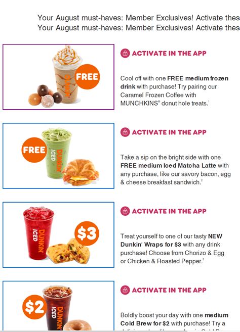 Dunkin Promo Code App