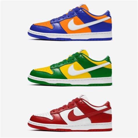 dunks in all colors