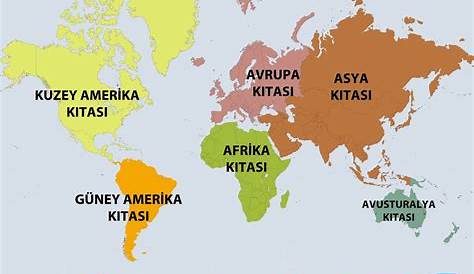 Dunya Haritasi Ve Kitalar Dünya Haritası Okyanus Kıtalar Haritası