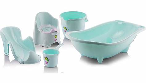 Dunya Plastik Banyo Seti Dünya Küvet Bebek Küvet Takımı 5 Li Set