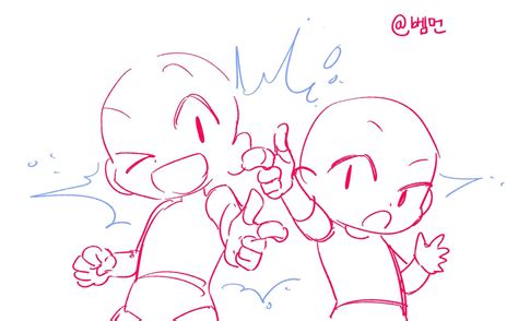 duo friend poses reference