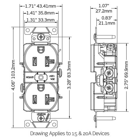 Duplex Outlet Box Dimensions