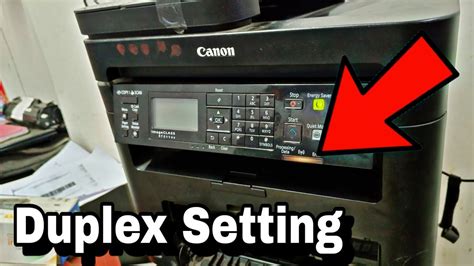 Duplex Setting On Printer