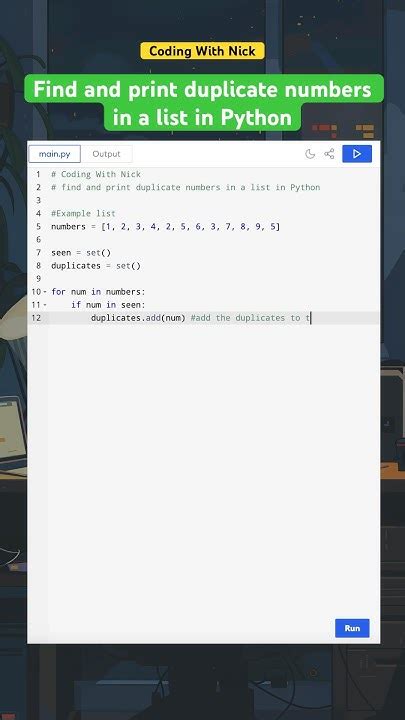 duplicate numbers in list python