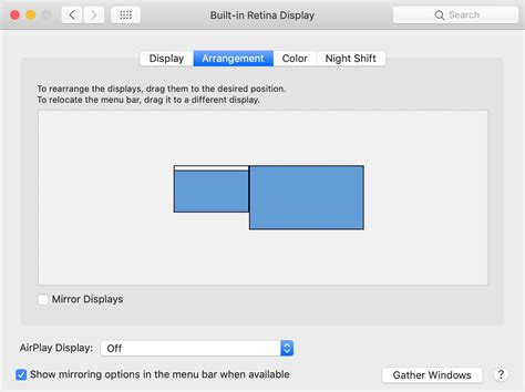duplicate screen shortcut mac