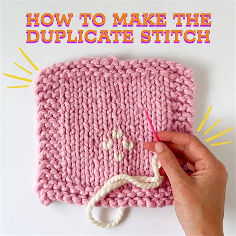 Duplicate Stitch Patterns For Knitting
