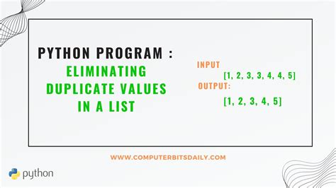 duplicate values in list python