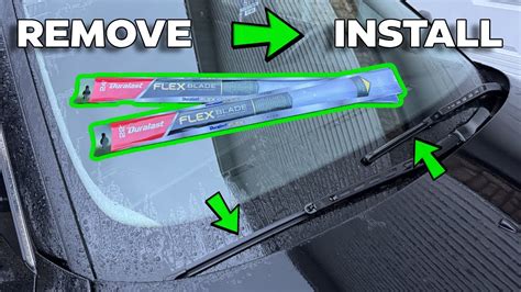 Duralast Flex Wiper Blades Installation Instructions