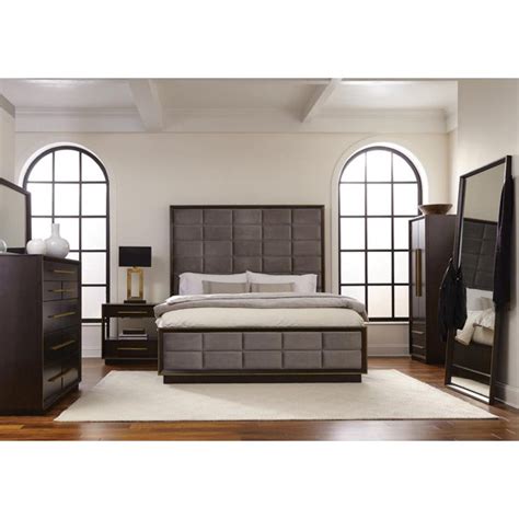 Durango Panel Bedroom Set Grey And Smoked Peppercorn