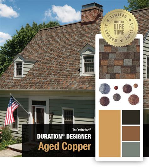 Owens Corning TruDefinition Duration Designer 32.8sq ft Aged Copper