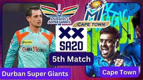 durban super giants vs mi cape town t20 2024