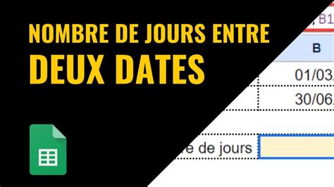 ᐉ Calculer La Durée Entre Deux Dates SOS Excel