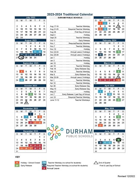Durham Public Schools Calendar 2024