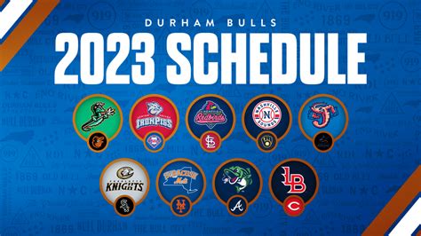 durham bulls schedule 2023 printable