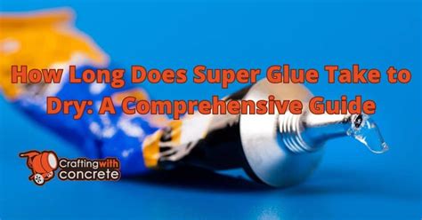 Duro Super Glue Drying Time