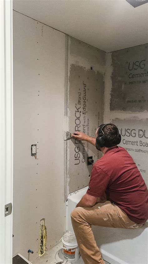 Durock Shower Wall Installation