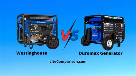 Duromax Generator Series Comparison
