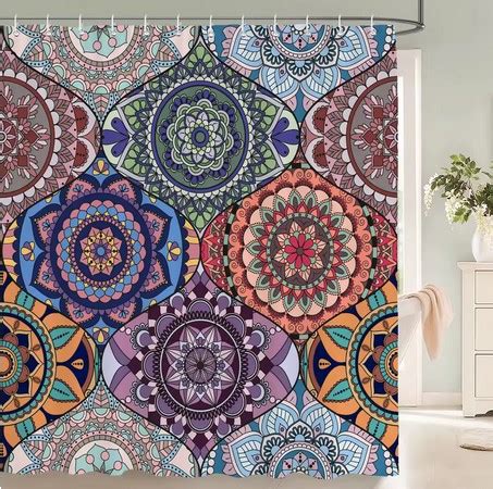 Duschdraperi Mandala
