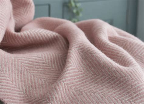 Dusky Pink Throw Blanket