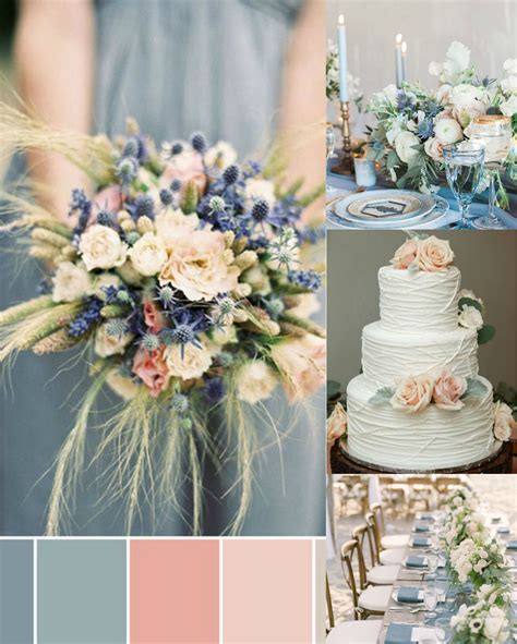 Colors Wedding Dusty Blue and Peach August Wedding 2020, Dusty Blue