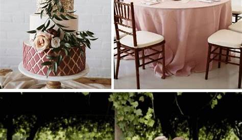 Dusty Rose Color Palette Wedding Inspiration Open Image
