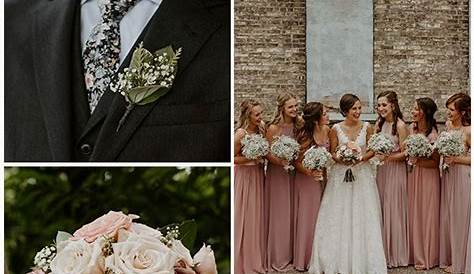 8 Perfect Dusty Rose Wedding Color Palettes for 2019