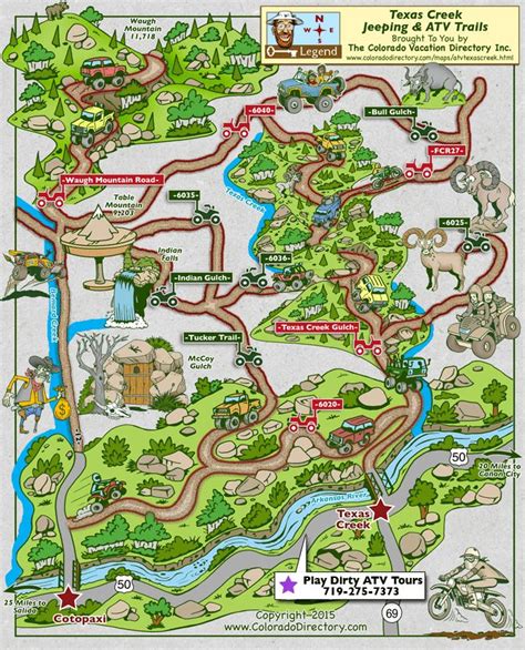 Dusty Trails Atv Map