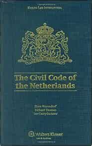 dutch civil code in english