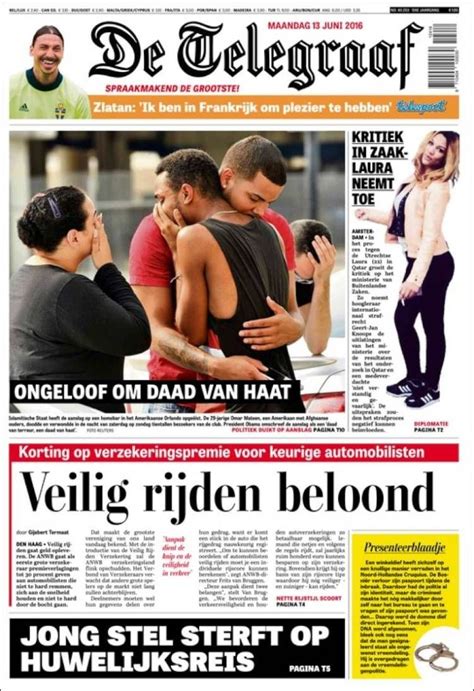 dutch newspapers front pages